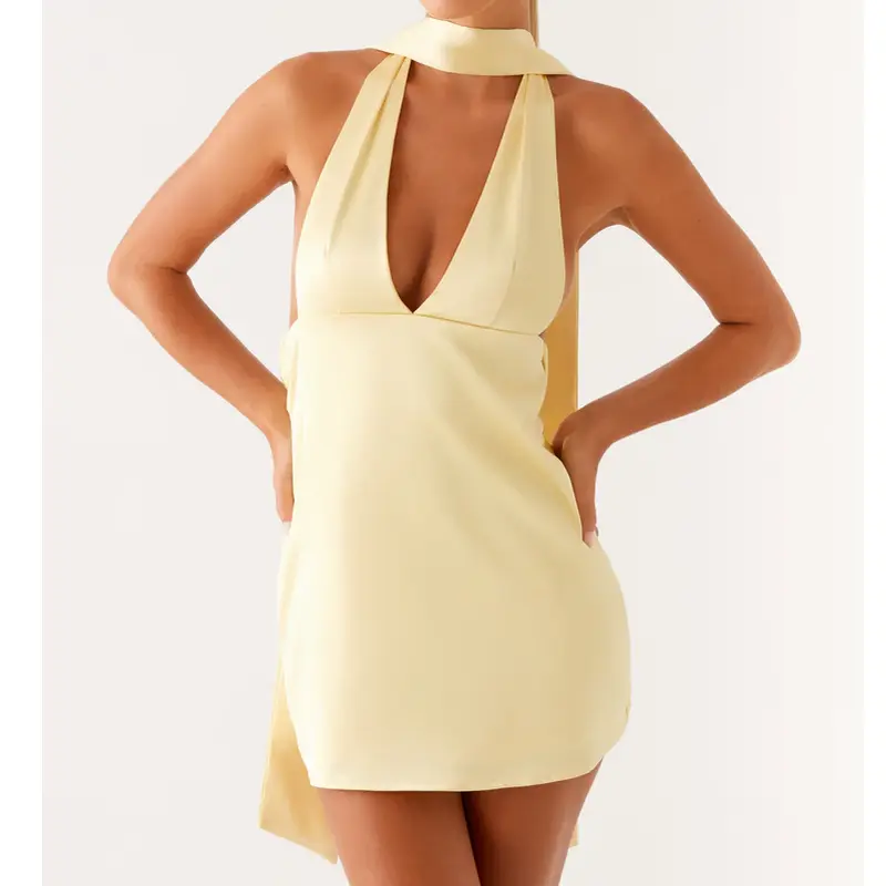 Topshop halter satin dress - TikTok Shop Topshop halter satin dress - TikTok Shop