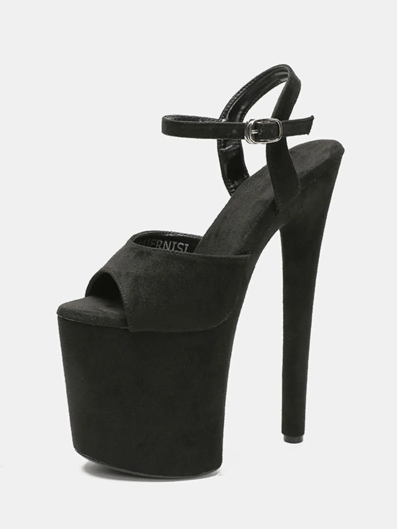 European and American Style Elegant High Heel Sandals, Strappy High Heels, Waterproof Thin Heel Pole Dance Shoes, Stage Walk Show Party Women's Shoes