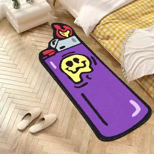 Twisted Expression Bedroom Rug, Soft Thick Plush Carpet, Fun Lighter Design, Ideal for Living Room, Porch, Bathroom, Closet, Fluffy Area Rug