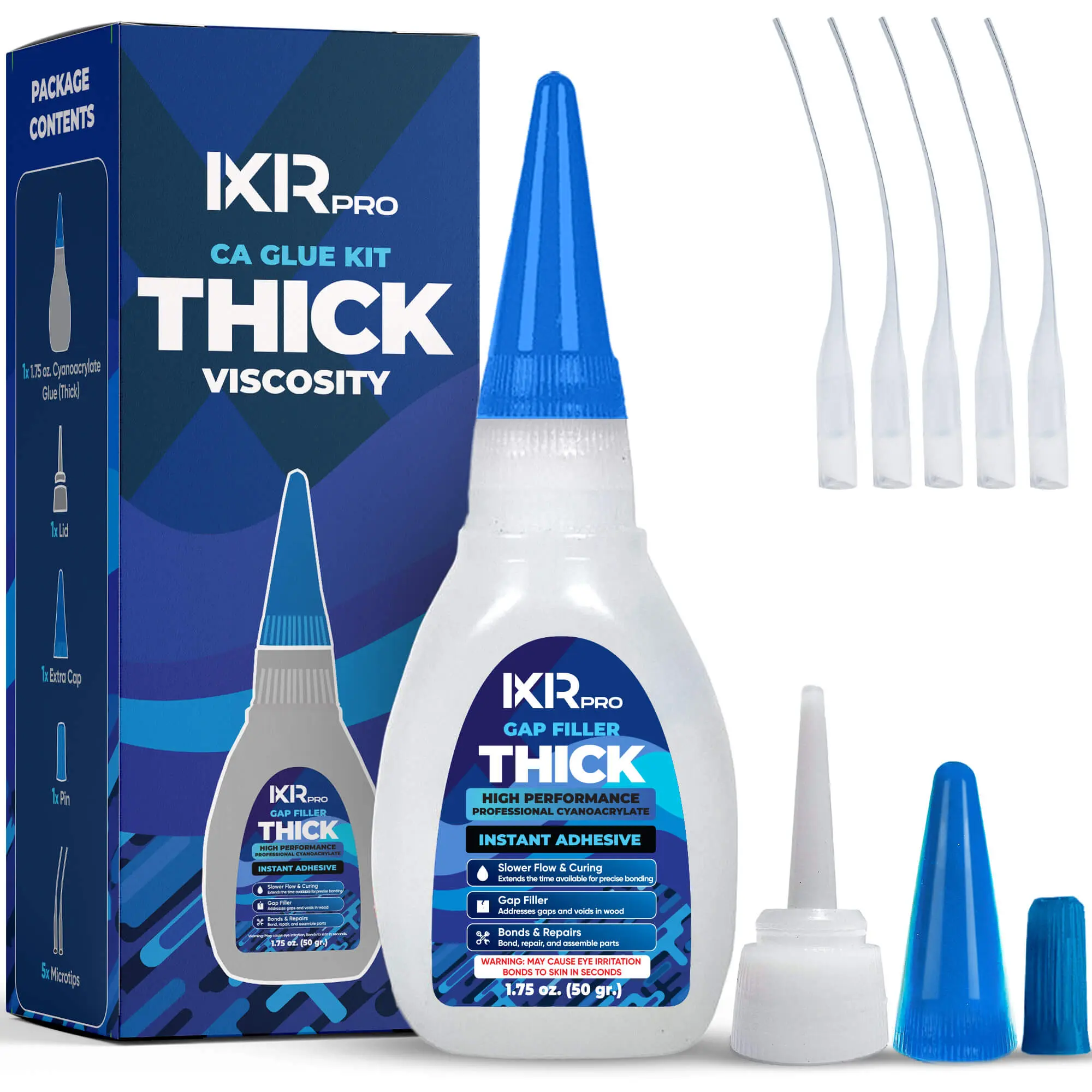 CA Glue Thick Viscosity 1.75 oz High Performance Adhesive