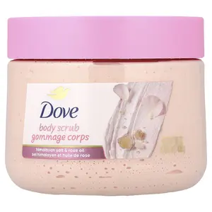 Dove Body Scrub, Himalayan Salt & Rose Oil, 15 oz (425 g)