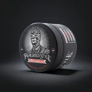 Papichulo Style El Fuerte ZERO Gel Haircare Strong Hold High Shine Scent-Free Water-Based Formula for All Hair Types