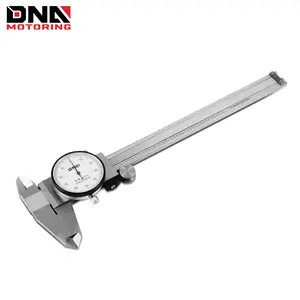 Premium-Grade Stainless Steel Dial Caliper, 6 Inch, Shockproof Measuring Micrometer w/ Lockable Head