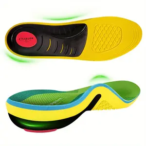 240+Lbs Heavy Duty Arch Support Insoles - EVA Cushioned Insoles with Shock Absorption, Breathable & Non-Slip Grip, Orthopedic Insoles for Men & Women, Sports, Running, Hiking, Gym