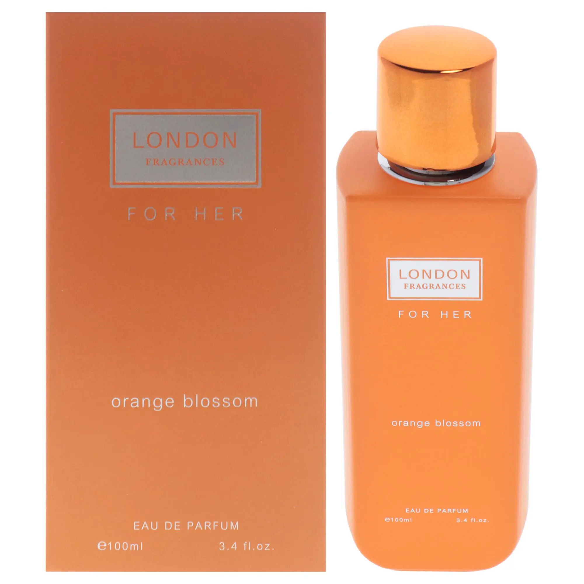 Fine Perfumery London Orange Blossom Floral EDP Spray for Her, 3.4 oz Bottle