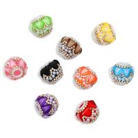 ZY2107015 10PCS Heart beads 