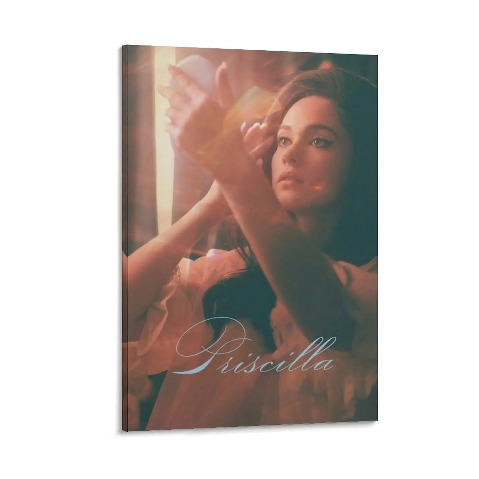 Priscilla 2023 Movie Poster Wall Art Poster Canvas Poster Bedroom Decor Sports Landscape Office Room Decor Gift Frames Ornaments Decoration Photo Artistic Print Frame-Style
