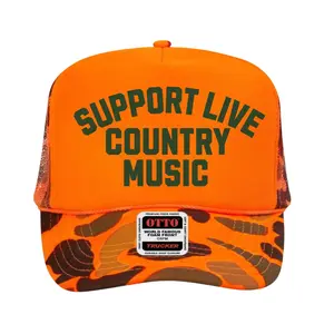 Live Country Music Support Trucker Hat, Cool Performance Fashion Accessory Hat Cool Hat