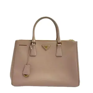 Pre-owned PRADA H6 Galleria Pink Large Cowhide Tote Bag H20909