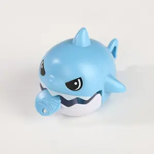 Pull String Chomping Shark Fidget Toy Keychain - Stress Relief Biting Shark, Interactive Moving Shark Eating Fish, Cute Backpack Charm for Kids Adults