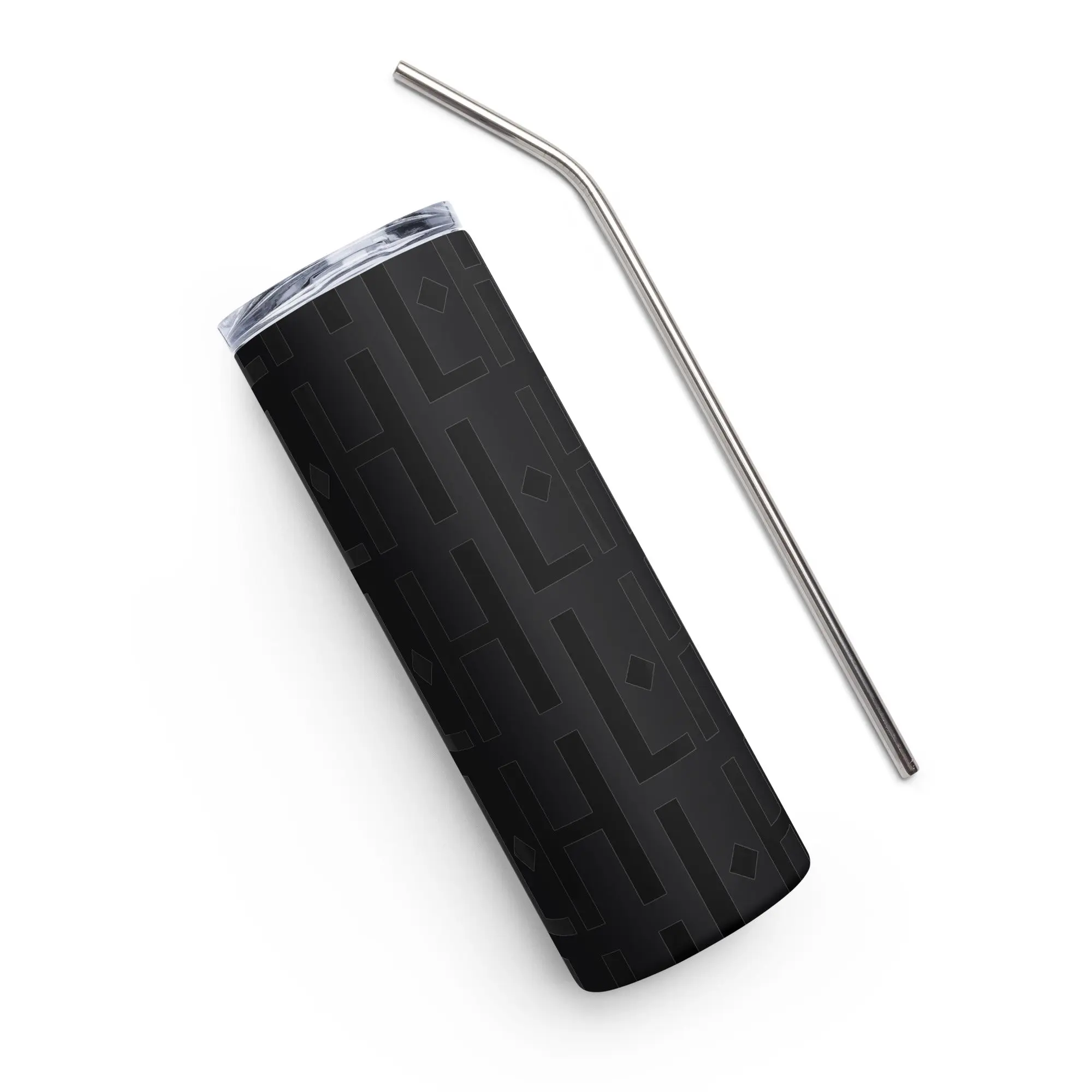 Black on Black Stainless Steel Tumbler from the League of Hustlers