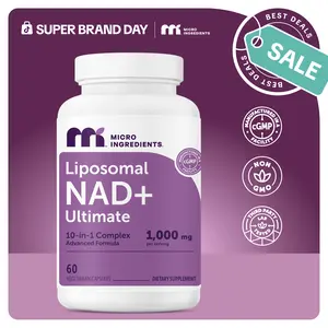 Micro Ingredients Liposomal NAD+ Ultimate 1,000mg, 60 Veggie Capsules