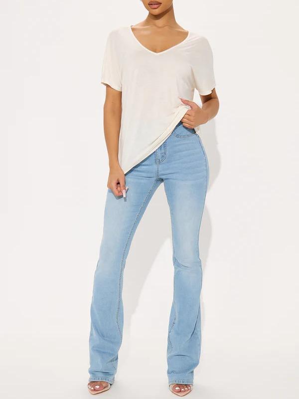 Tall Mesa Booty Lifting Stretch Bootcut Jeans - Light Wash