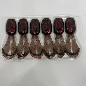 Defense Bait and Tackle- Chunk Jig Trailers (6 pack) -Various Patterns