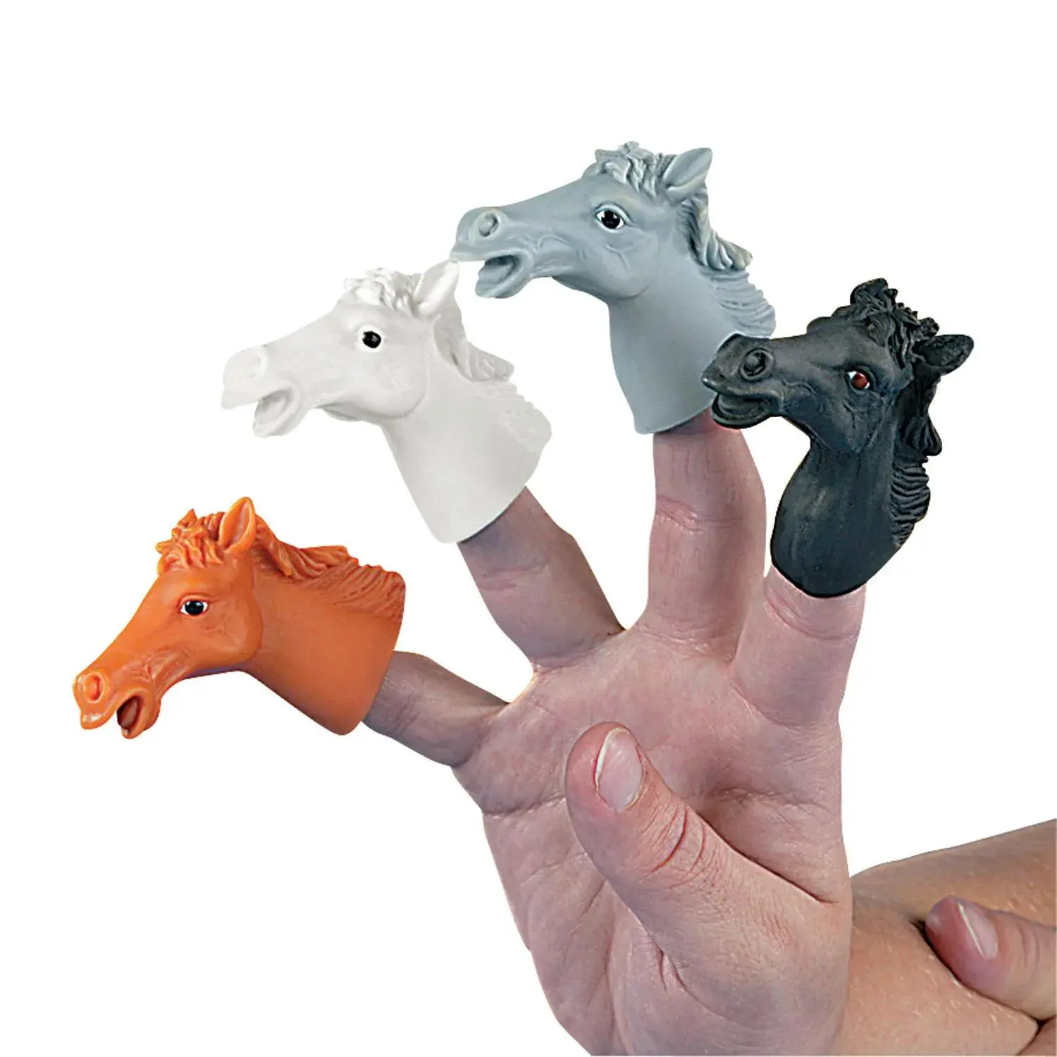 Mini Horse Finger Puppets - 12 Pc. Mini Horse Finger Puppets - 12 Pc.