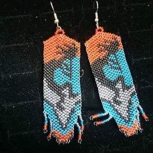 Kokopeli earrings 1