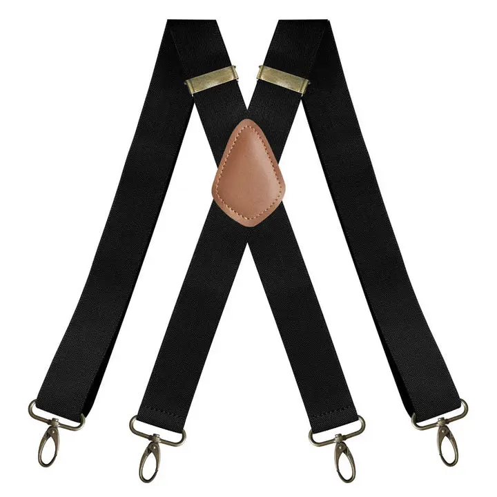 Men's Universal X-Shaped High-Elastic Construction Suspenders for Shirts