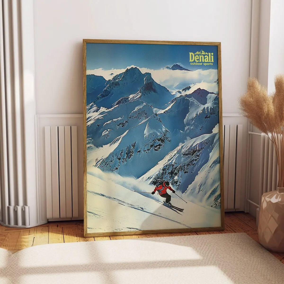 Skiing Magazine Wall Art Print | Outdoor Ski Catalogue Poster | Vintage Skiing Magazine Poster | Backcountry Ski Poster | Ski Wall Art Poster | Room Decor | 5 Sizes (8x12–27x40 inch) | Unframed