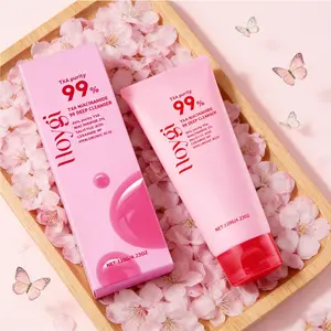 99 Niacinamide Deep Cleansing Face Wash, Bubblegum Facial Foam, Daily Brightening Radiant Moisturizing Cleanser, Pore Exfoliating Agent