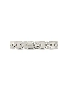 Sterling Silver Janie Anchor Chain Ring