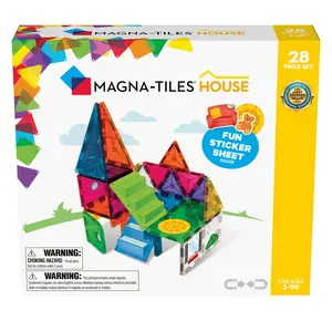 28‑Piece Geometric Magnetic Display Tile Set