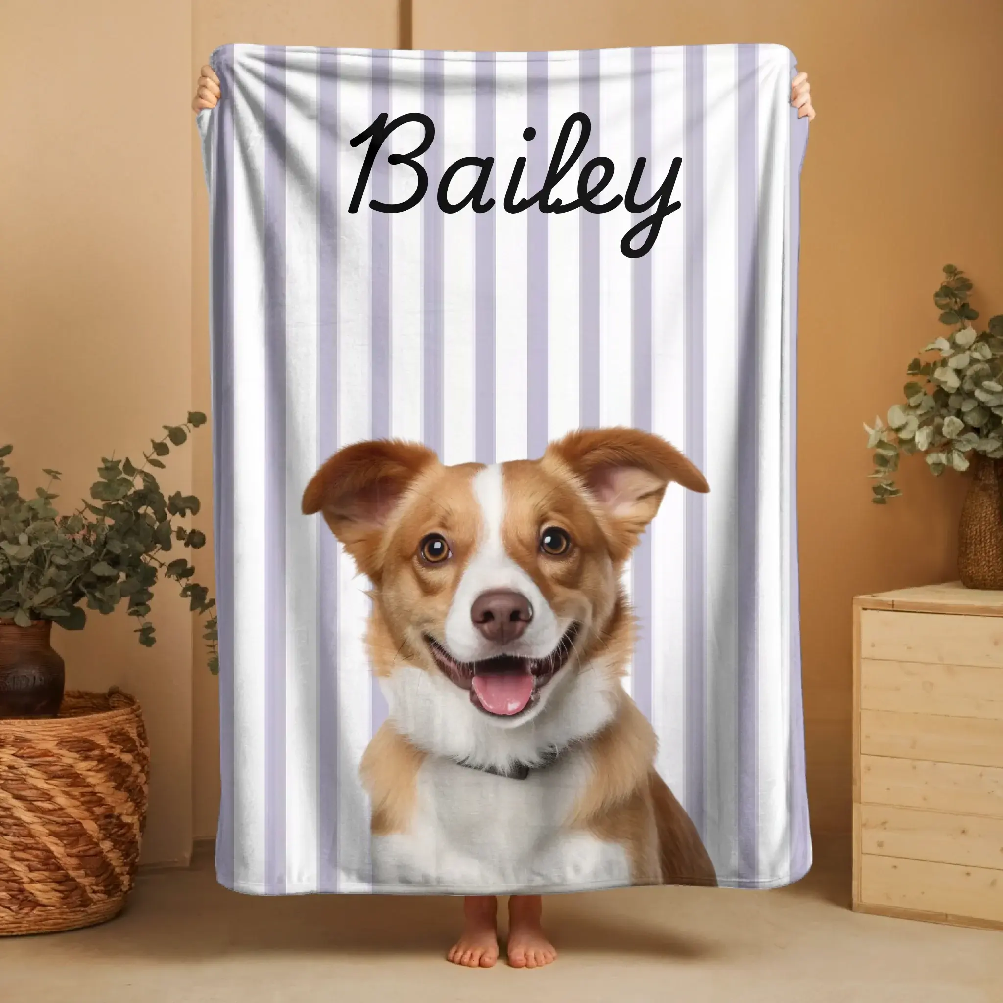 Pet Photo Personalized Blanket | Custom Sherpa Gift – Pawsonalize