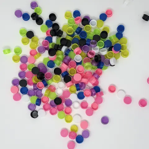 Flexible TPU Vial Caps | 3mL 5mL 10mL 20mL 30mL | Reusable Protective Caps for Glass Vials