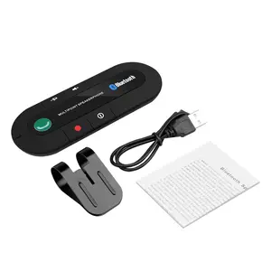 Sun Visor Bluetooth Speaker Handsfree Car Kit Wireless Speakerphone