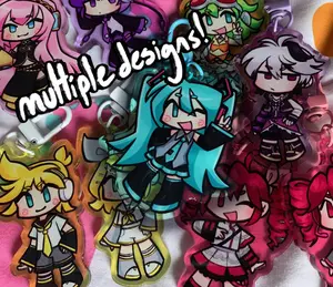 Vocaloid Acrylic Keychain , Great For Daily Use Or As Thoughtful Little Gifts For Your Friends And Yourself