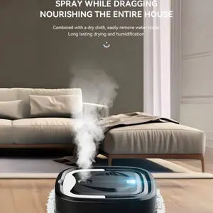 Teckwe P6 Smart Wet-Dry Floor Cleaner (Home Use) - Standard Configuration with 1800mAh Battery, Automatic Cleaning, Auto Water Refilling, 2-in-1 Mopping & Humidification for Bedrooms