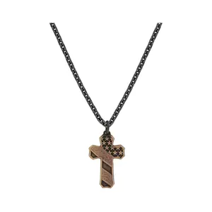 Montana Silversmiths Faded Glory Cross Necklace