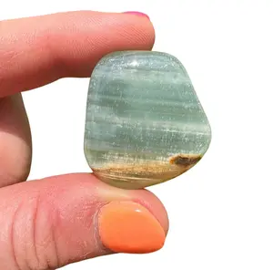 Lemurian Aquatine Calcite (Grade AA, Matrix)