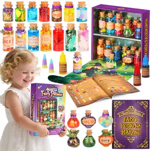 Magical Fairy Potion-Making Kit | 20 DIY Potions with Wand & Crystal Treasures | CPC-Certified Safe | Gift Box for Girls & Boys 6-12