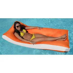 212 MAIN JELLY Aqua Cloud Seamless Inflatable Pool Lounge, Water Floating Mat for Aquatic Fitness