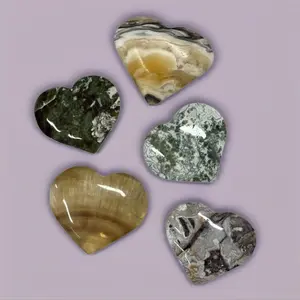 Crystal Hearts - Natural Healing Stones | Crescent Cast