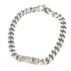 Pre-owned Louis Vuitton Sterling Silver 925 (Ag925) Small Leather Goods Epi AG925 Bracelet