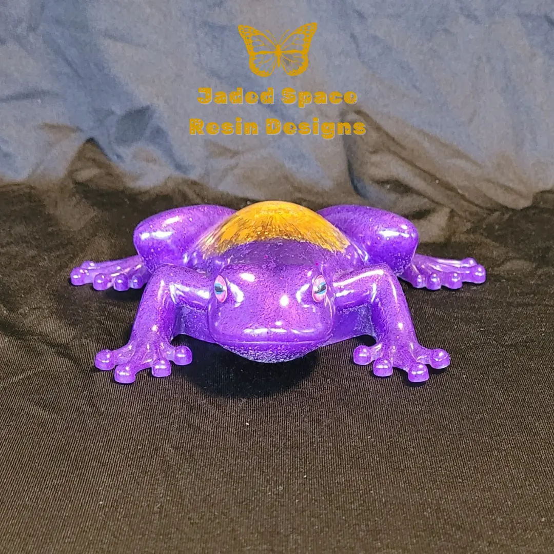 Purple Flower Frog