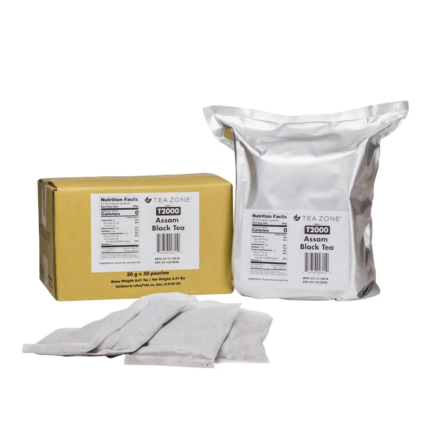 Tea Zone Assam Black Tea - Case of 50 bags