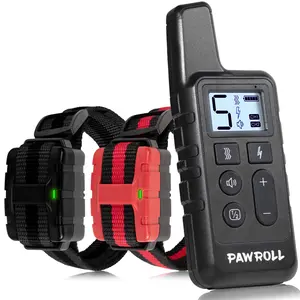 Dog Training Collar For 2 Dogs Black And Red Dog Training Collar For 2 Dogs Black And Red