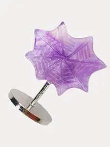 1pc Elegant Natural Crystal Spider Web Ornament, Unique Crystal Decor, Creative Home Office Desk Decoration, Perfect Gift