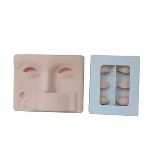Lash Mannequin with 3 Pairs of Replaceable Eyelids