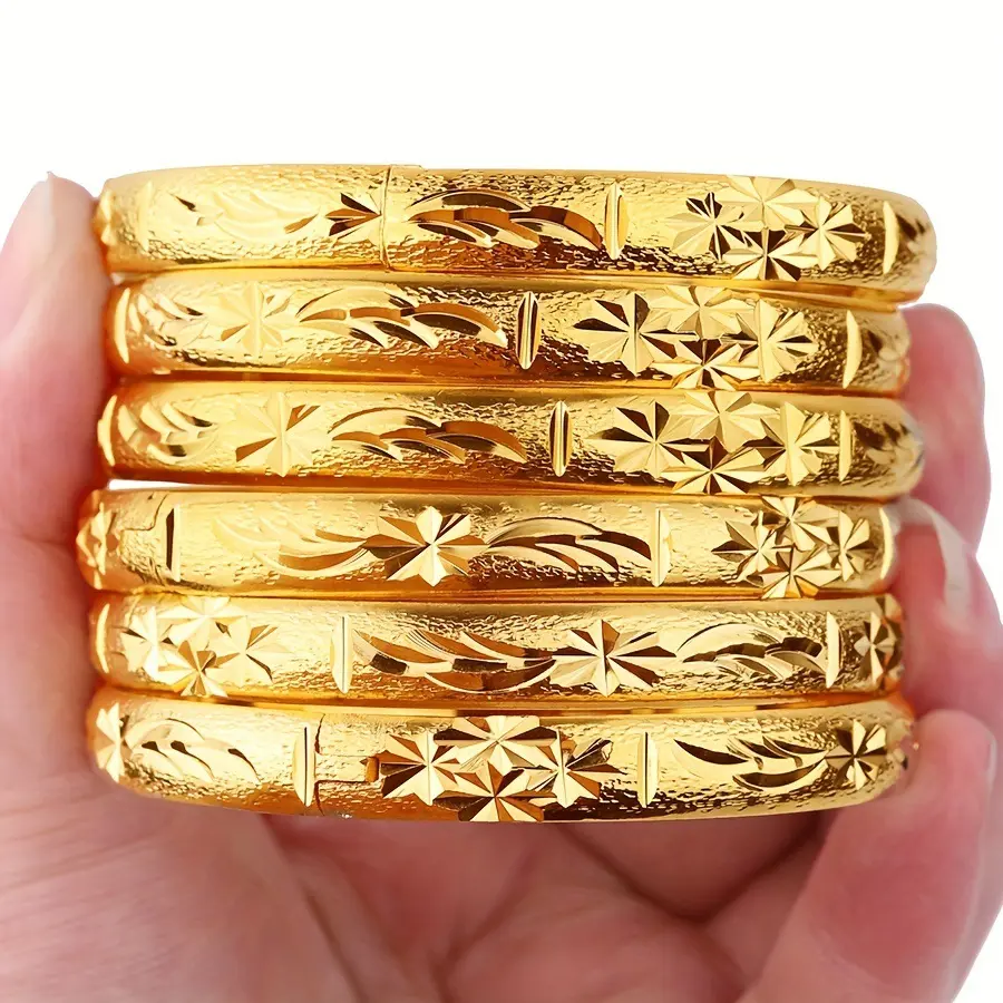 24K Gold Plated Bridal Party Bracelet - Euro-US Trendy Jewelry, Ideal Gift for African American Women