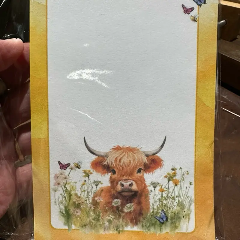 Highland cow notepads