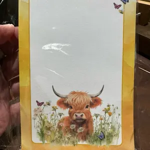 Highland cow notepads