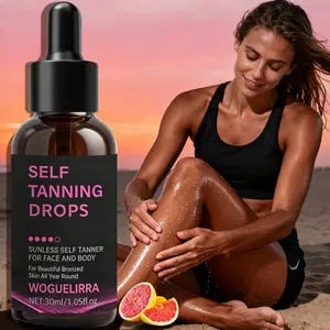 Bronzer Drops - Tanning Drops, Sublime Bronze Self-Tanning Serum, 1 Hour Sunless Tanner, Coconut Oil, All Skin Types, Outdoor & Beach, Body Care
