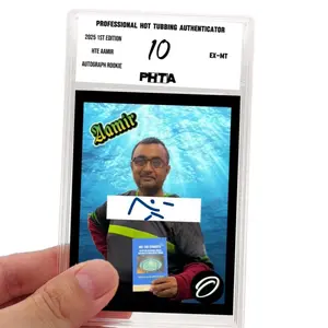 Aamir Autograph Rookie Card - 2025 1st Edition Professional Hot Tubbing Authenticator PHTA - 10 EX-MT Rating