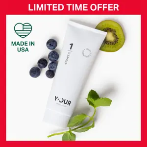Daily pH-Balanced Purifying Cleanser by Y'OUR | Refine Texture & Minimize Pores | Skincare Facial Wash | Chamomile Calming | Gentle Acne Calendula Clear, Valentine's Gift for Women