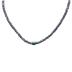 Twilight Glint Necklace Beads-Gold LM
