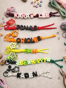 Custom Name Keyring with Star Charm