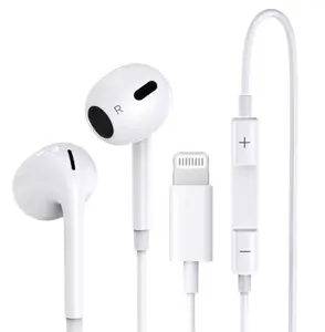 Wired Earbuds with Microphone & Volume Control, In-Ear Headphones with Clear Sound, Comfortable Fit for Daily Use